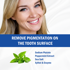SP-4 mint toothpaste effectively manages oral health, deeply cleans dental stains and tartar for adults and children, prevents tooth decay, and freshens breath