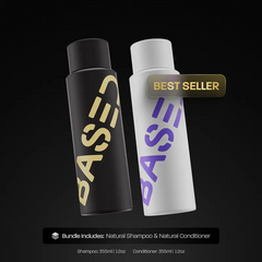 BASED Shower Duo | Shampoo + Conditioner | Deep Clean, Hydrates, Soothes Scalp, Boosts Volume | Fresh Peppermint | Premium Non-Toxic Formula | 12oz Each