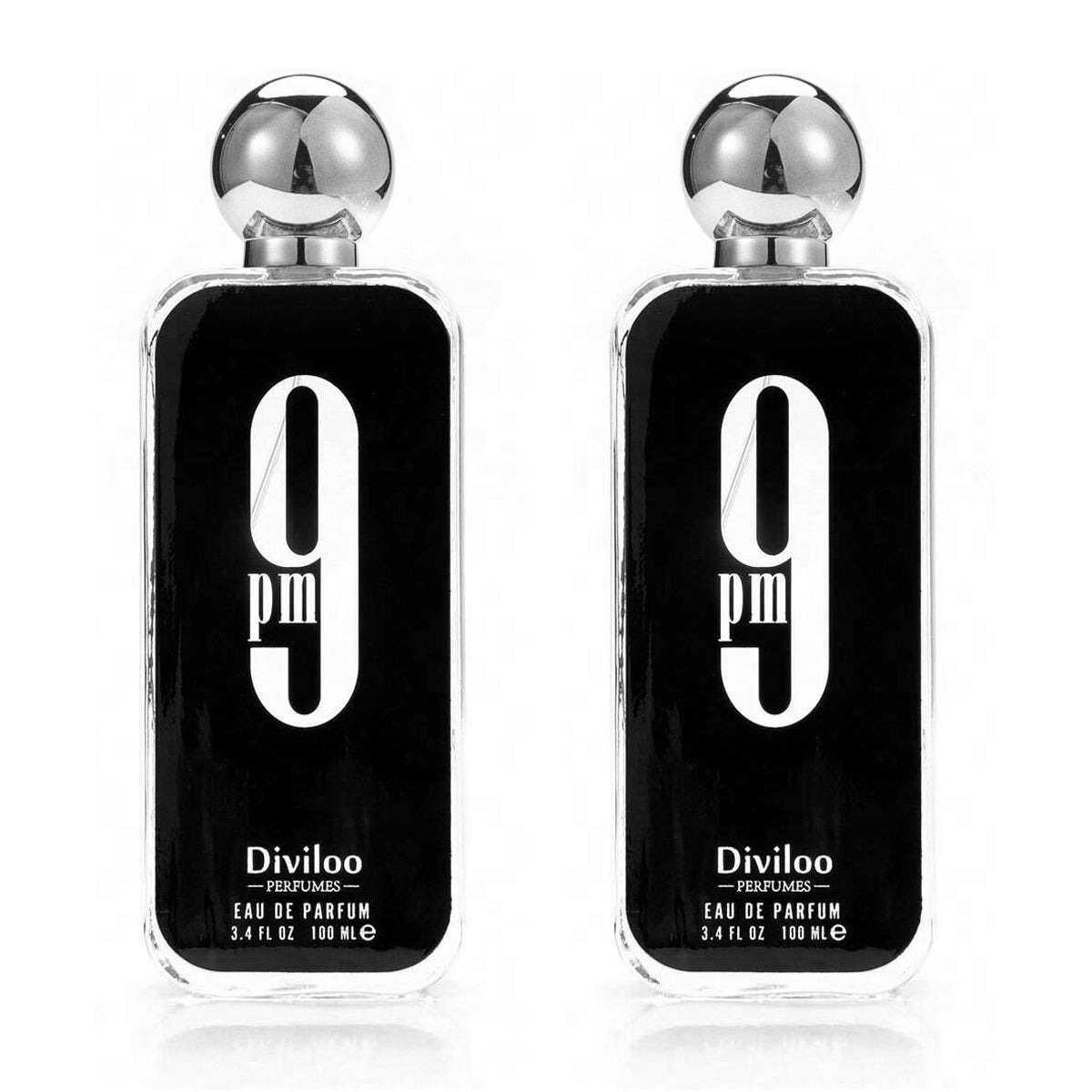 Afnan 9PM 9AM Eau de Parfum Spray for Men 3.4 oz - Amber Vanilla Scent Perfume