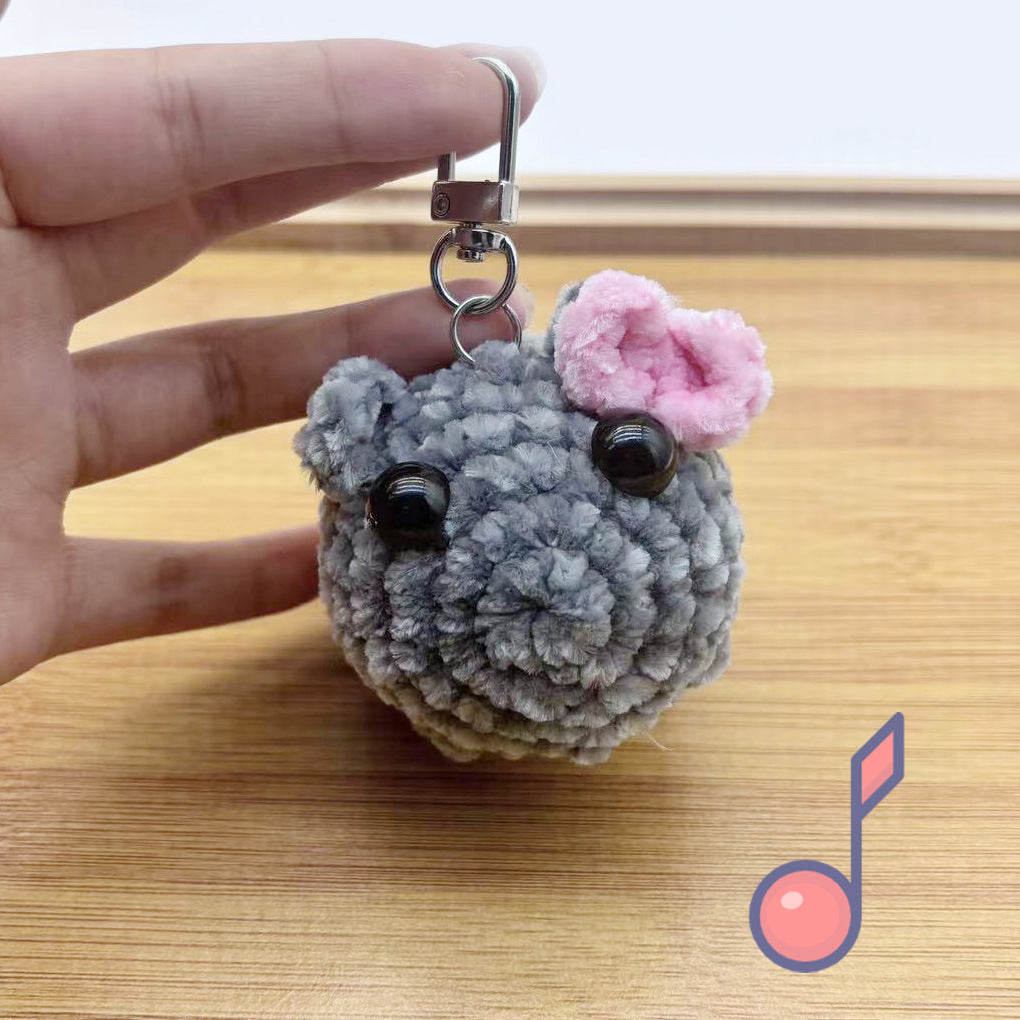 Hampter™ TikTok Sad Hamster With Meme Sound Handmade Small Crochet Hamster