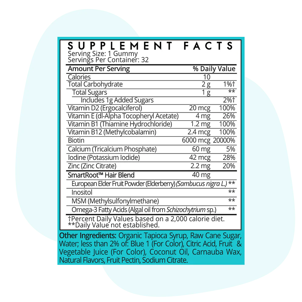 Sugarbear Pro Hair Vitamin Vegan Gummies