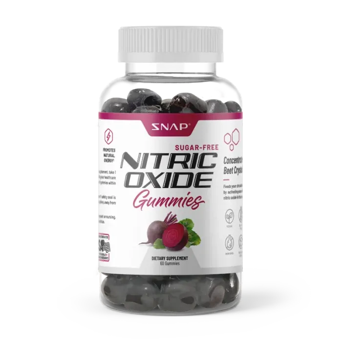 Nitric Oxide Gummies | Cherry Flavor | For Blood Pressure Support Supplement Dietary Edible