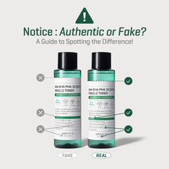 SOME BY MI AHA BHA PHA 30 Days Miracle Toner - 5.07Oz, 150ml - Mild Exfoliating Daily Korean Toner for Face Skin Texture - Skin Wastes, Sebum and Oiliness Care for Sensitive Skin - Korean Skin Care