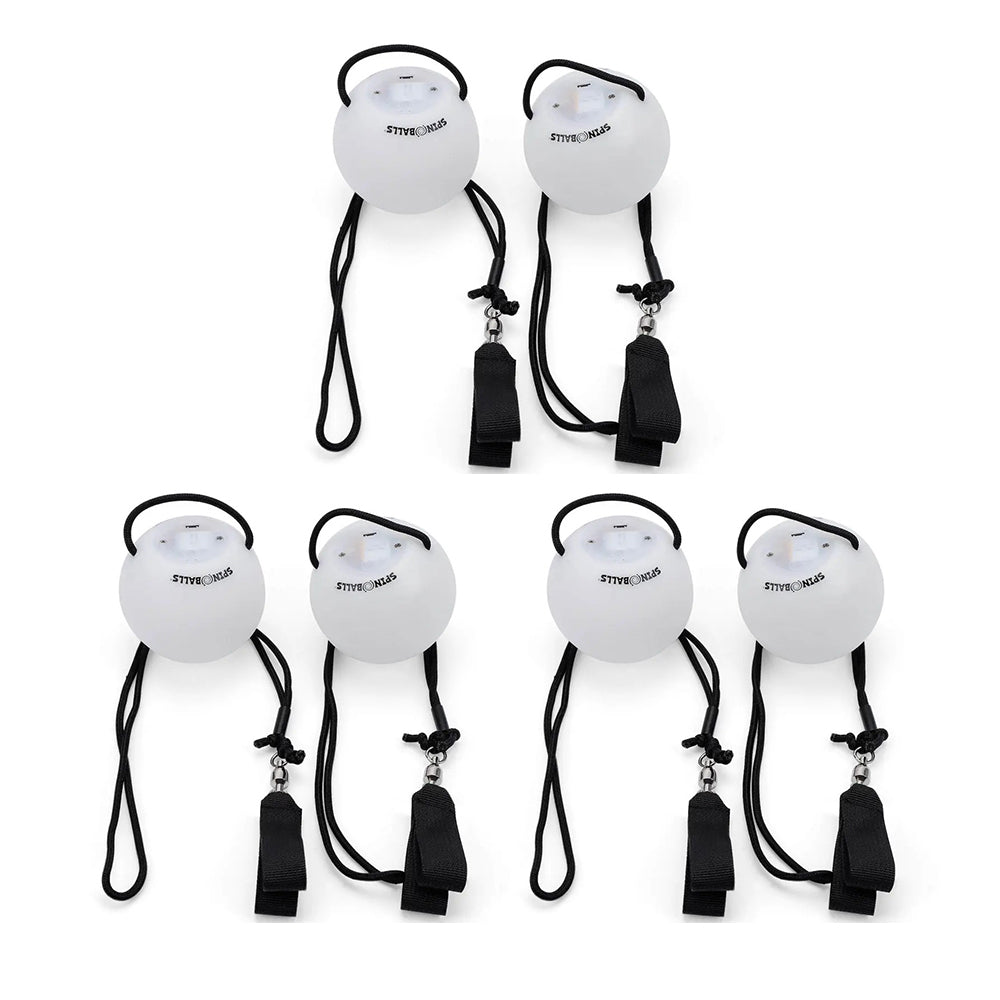 Spinballs LED Rechargeable Poi Set - Glow.0
