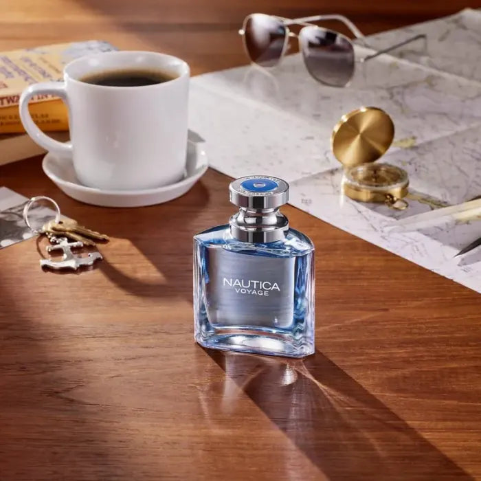 Nautica Voyage Eau De Toilette for Men - Fresh, Fruity Scent with Aquatic Notes 3.3 Fl Oz