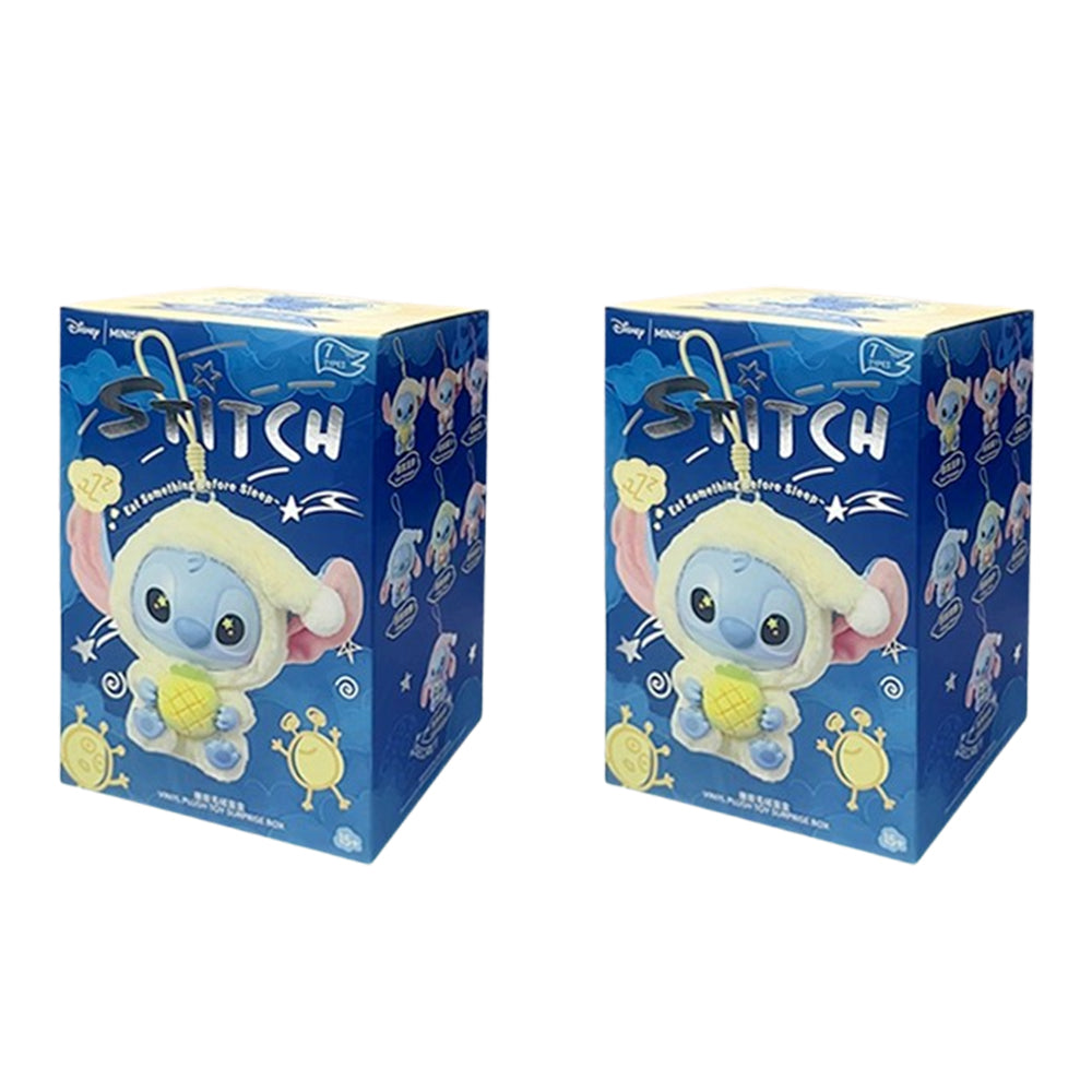 【Halloween gift】Disney Stitch - Themed Plushand Vinyl "Must-Eat -Even -When - Tired"Keychain: ldeal for Bag Decoration, Collecting, and Adding a Touch of Whimsy Fathersdaygift