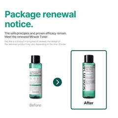 SOME BY MI AHA BHA PHA 30 Days Miracle Toner - 5.07Oz, 150ml - Mild Exfoliating Daily Korean Toner for Face Skin Texture - Skin Wastes, Sebum and Oiliness Care for Sensitive Skin - Korean Skin Care