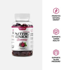 Nitric Oxide Gummies | Cherry Flavor | For Blood Pressure Support Supplement Dietary Edible