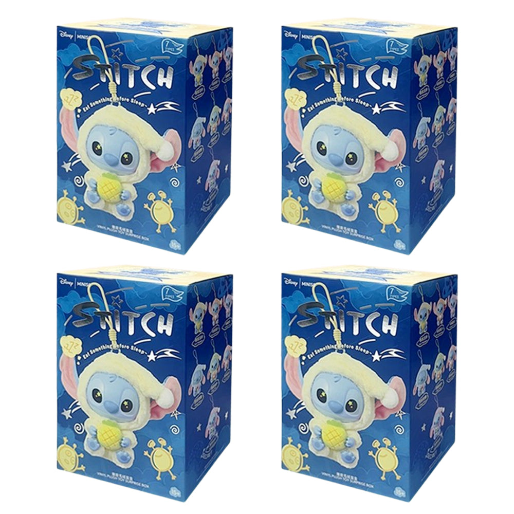 【Halloween gift】Disney Stitch - Themed Plushand Vinyl "Must-Eat -Even -When - Tired"Keychain: ldeal for Bag Decoration, Collecting, and Adding a Touch of Whimsy Fathersdaygift