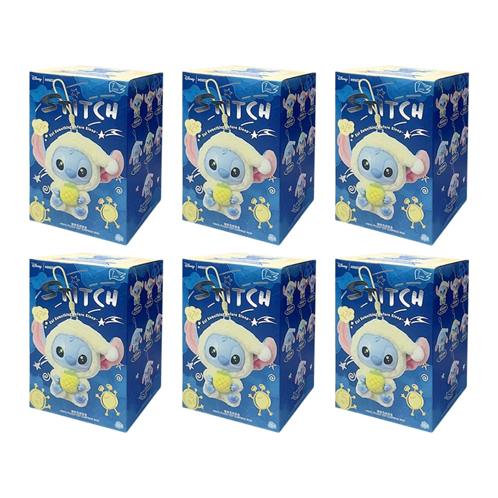 【Halloween gift】Disney Stitch - Themed Plushand Vinyl "Must-Eat -Even -When - Tired"Keychain: ldeal for Bag Decoration, Collecting, and Adding a Touch of Whimsy Fathersdaygift