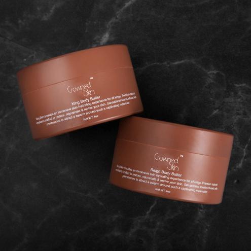 Reign & King Body Butter Duo -2 Full-Size Jars(Bundle Deal)