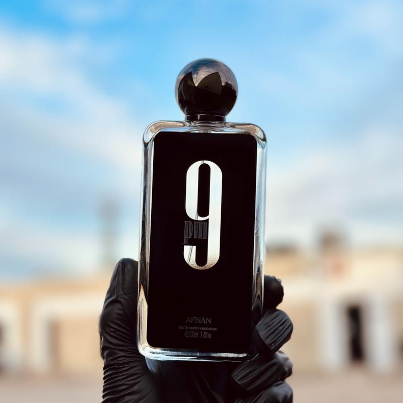 Afnan 9PM 9AM Eau de Parfum Spray for Men 3.4 oz - Amber Vanilla Scent Perfume