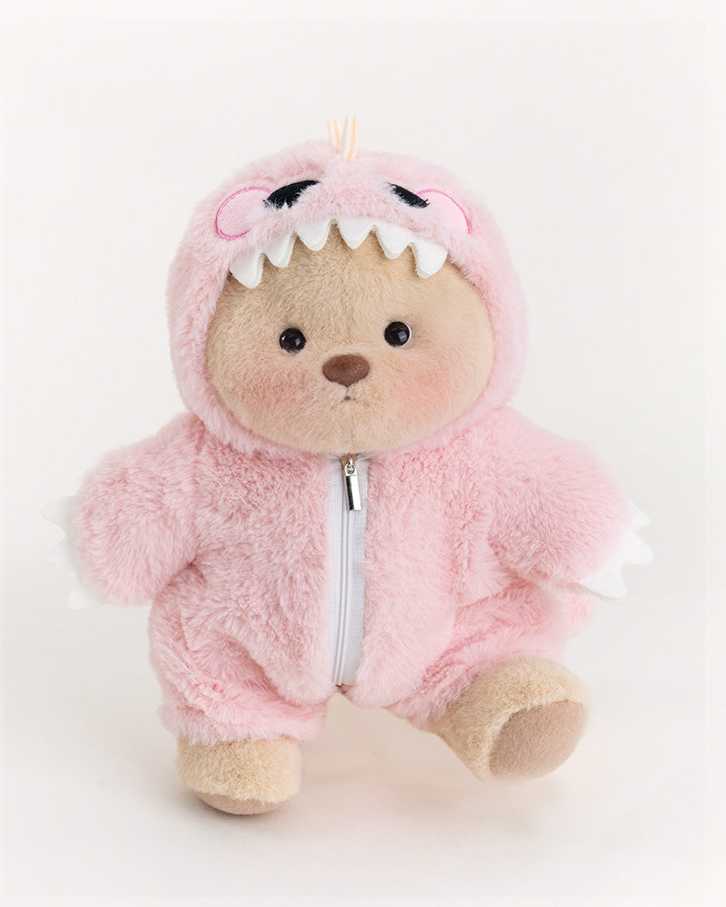 Getahug Furry Dino Bear I Handmade Jointed Teddy Bear Gift