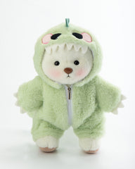 Getahug Furry Dino Bear I Handmade Jointed Teddy Bear Gift