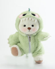 Getahug Furry Dino Bear I Handmade Jointed Teddy Bear Gift