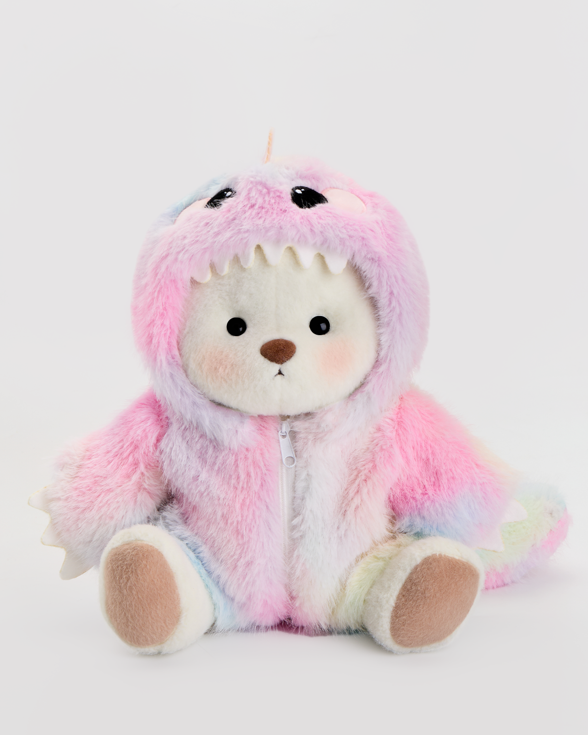 Getahug Furry Dino Bear I Handmade Jointed Teddy Bear Gift