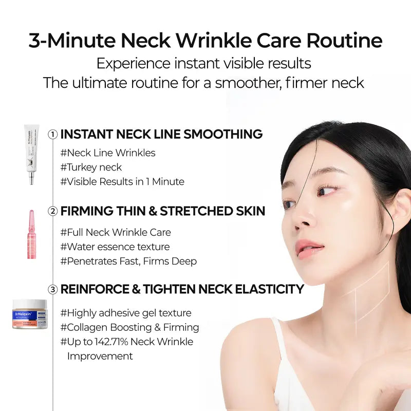 [Dr.Melaxin Official] Perfect Neck Wrinkle Care Set｜Necksphalt+Necklinphalt | Korean Cosmetics