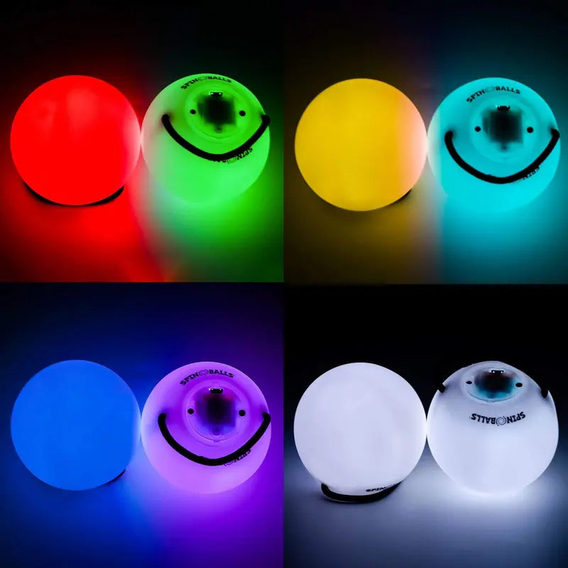 Spinballs LED Rechargeable Poi Set - Glow.0
