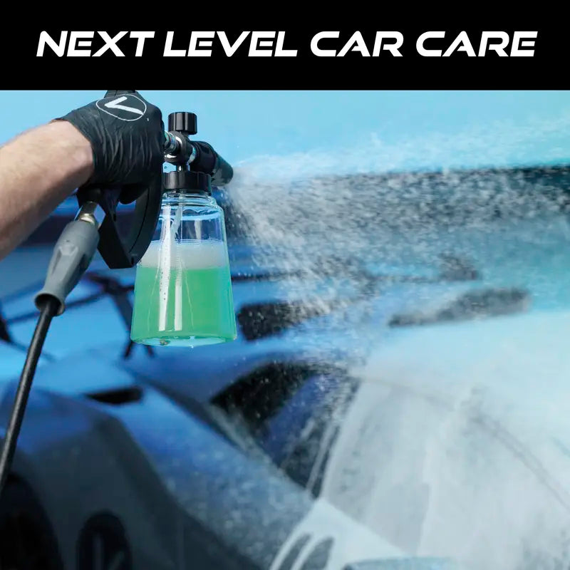 VIKING Professional Foam Cannon for Car, Adjustable Spray Nozzle, 1.1 Liter Soap Canister,1/4" Quick Connect Plug for Pressure Washer and Car Detailing Kit