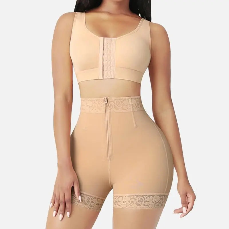 FeelinGirl High Waisted body short Shapewear Womens Fajas Colombianas Shapewear Postpartum Tummy Control Body Shaper Shorts Womenswear Comfort Womenswear Underwear