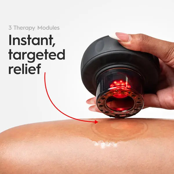 REvO The Original Smart Cupper Device, RedLight + Heat + Suction Therapy | Muscle ReliefCellulite & Recovery|Choose from 1x/2x/4x +Optional Kits