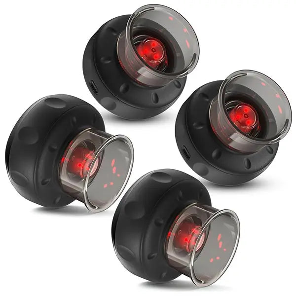 REvO The Original Smart Cupper Device, RedLight + Heat + Suction Therapy | Muscle ReliefCellulite & Recovery|Choose from 1x/2x/4x +Optional Kits