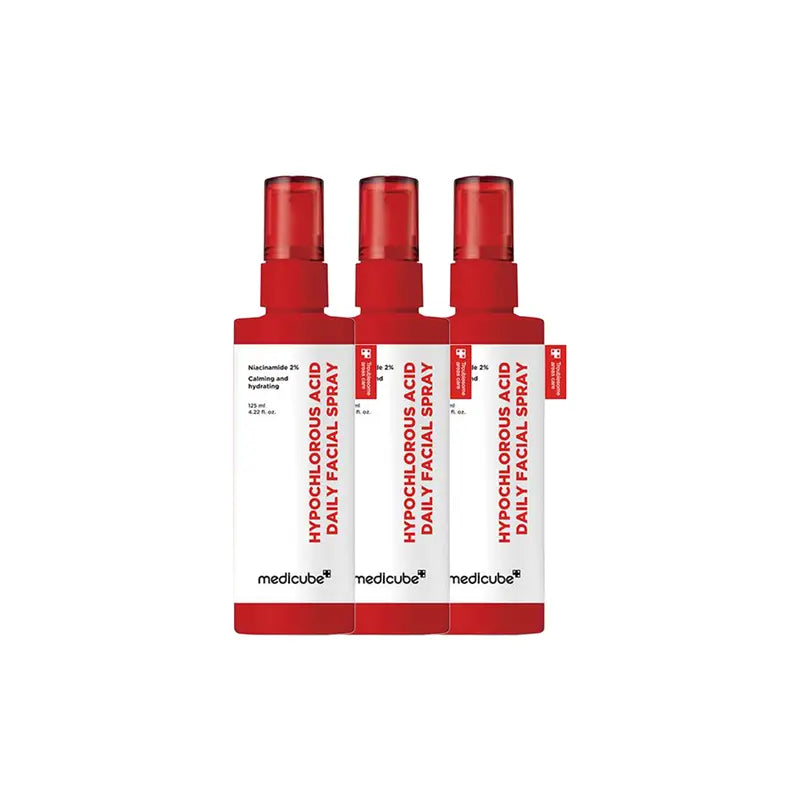 [NEW] [medicube] Hypochlorous Power Relief SOS Spray Designed for Acne Prone Skin l Hypochlorous Acid Facial Mist for Soothing Redness due to dryness | Niacinamide For Uneven Skin Tone & Texture | Korean Skincare | 4.22 fl.oz