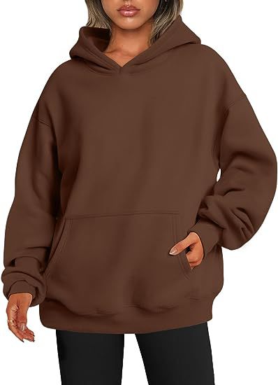 EFAN Womens Oversized Hoodies Fleece Sweatshirts Long Sleeve Sweaters Pullover Fall Clothes with Pocket