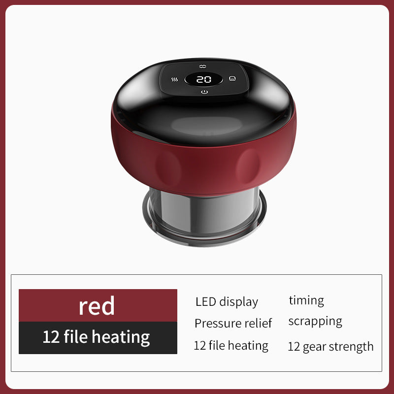 REvO The Original Smart Cupper Device, RedLight + Heat + Suction Therapy | Muscle ReliefCellulite & Recovery|Choose from 1x/2x/4x +Optional Kits