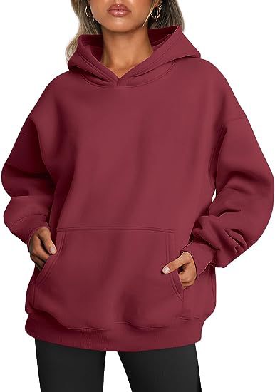 EFAN Womens Oversized Hoodies Fleece Sweatshirts Long Sleeve Sweaters Pullover Fall Clothes with Pocket