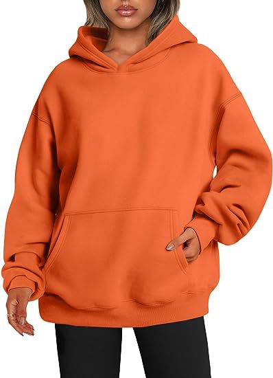 EFAN Womens Oversized Hoodies Fleece Sweatshirts Long Sleeve Sweaters Pullover Fall Clothes with Pocket