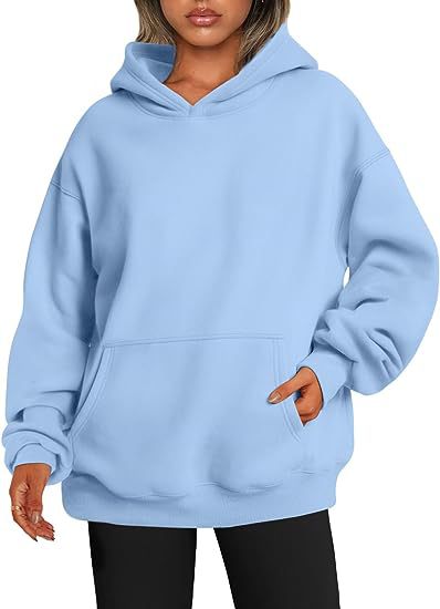 EFAN Womens Oversized Hoodies Fleece Sweatshirts Long Sleeve Sweaters Pullover Fall Clothes with Pocket